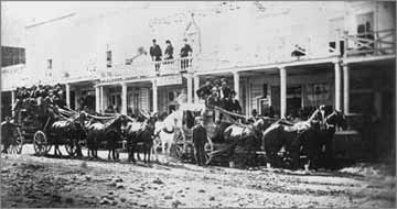 Stagecoach on Bodie's Main St.