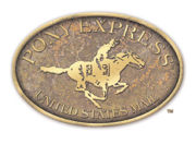 U.S. Postal Service trademarked Pony Express logo